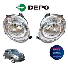 Coppia fari anteriori fiat 500 - fari,