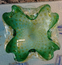 Venini Murano Art Glass Green