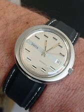 NOS VETTA Oversize Diver D Volante automatico SWISS M ETA 2632 vintage ACCIAIO 