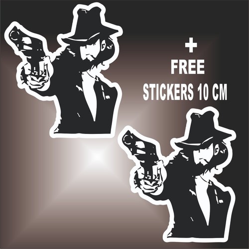 Adesivo lupin iii - adesivo, jigen