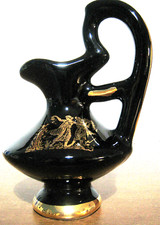 VASO ANFORA Grecia Porcellana