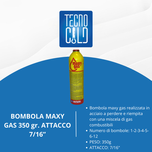 Bombola gas oxyturbo - bombola,