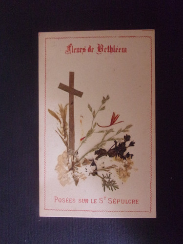 Santino con fiori - santino,