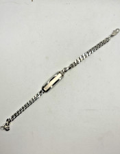 835er Argento Bracciale Uomo