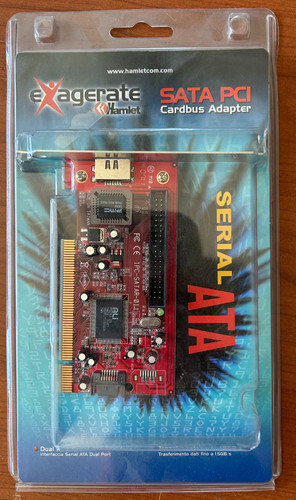 Scheda pci sata hamlet - scheda,