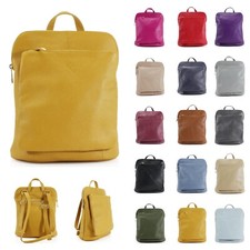 NUOVO zaino donna vera pelle