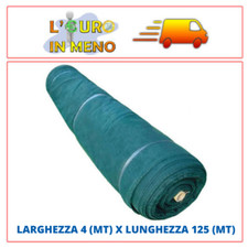 RETI OLIVE ROTOLO ANTISTRAPPO 33 GRAMMI PER MQ GARANTITI 4X125 METRI