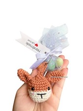 bomboniera battesimo comunione coniglio amigurumi uncinetto scegli la quantità