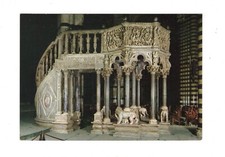 Cartolina postale Siena / Pulpito di Nicolò Pisano / Italia