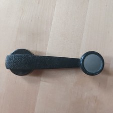 LEVA ALZACRISTALLI FIAT 124 128 850 D’EPOCA ANNI 60 70 ORIGINALE NERA E CROMATA