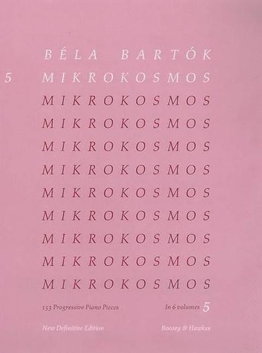 Bartók mikrokosmos vol 5 - mikrokosmos,, vol.