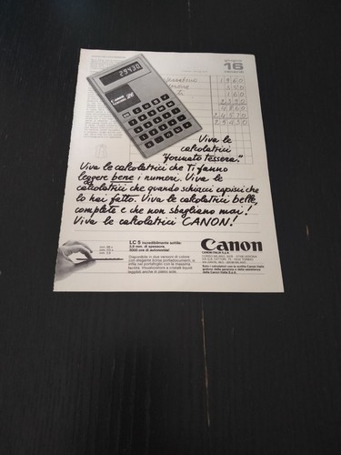 1981 canon palmtronic - 1981,