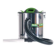 DIAVOLINA Bidone Aspiracenere 18L da 1000W Serbatoio Inox Camiletti stufe pellet