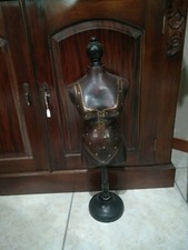 Manichino Legno Vintage Porta Collane Portagioielli Ornamentale H60 Cm