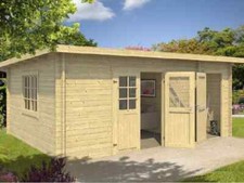 CASETTA DI LEGNO 620x420x228h SPESSORE 40 MM ( mq 26.04) SENZA PAVIMENTO Art.806