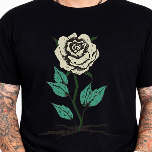 Shirt rosa vintage floreale - t-shirt,