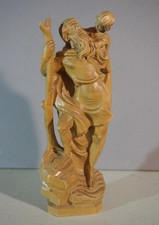 Hl. Cristoforo Statua In Legno