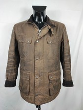 Giacca Barbour International Duke Marrone M - Man Brown Duke wax Jacket Size ...