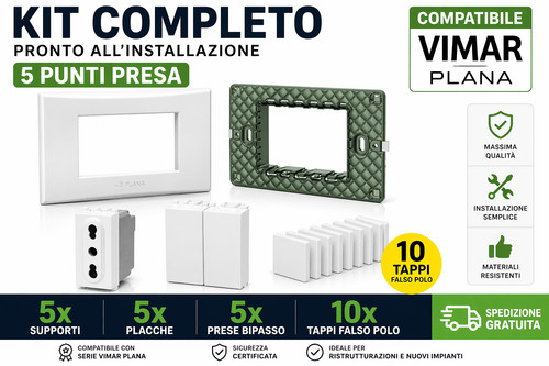 Kit prese vimar plana - kit,