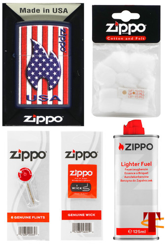 Zippo geschenkset patriotic - zippo, „patriotic