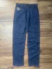 PAUL & SHARK Italy Pantalone Uomo Navy UK 34 100% Cotone Elegante Casual Uomo Nuovo