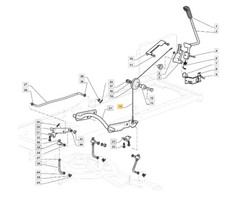 Filo sollevamento piatto ORIGINALE STIGA trattorino tagliaerba 1330m 382004620/0