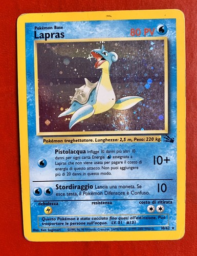 Lotto carte pokemon lapras - lotto,