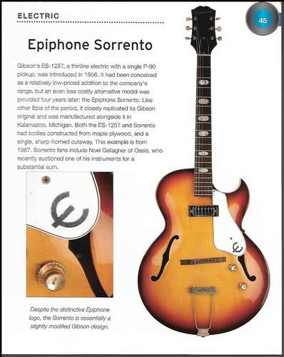 Epiphone sorrento 1967 1963 - sorrento, +