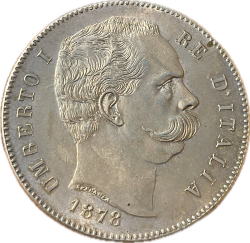 Umberto lire 1878 replica - umberto,