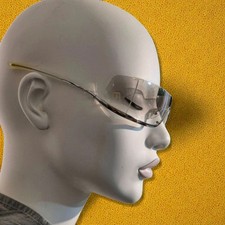 Max Mara MM 236/S Shield Sunglasses – Transparent Continuous Lens – New