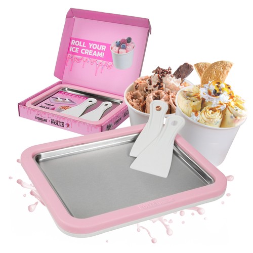 Ice cream rolls - ice,
