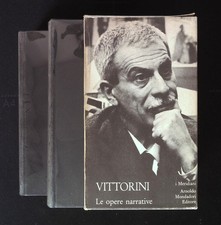 Vittorini Elio Le opere narrative. Due volumi. Coll. I Meridiani