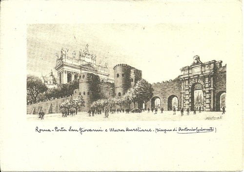 Roma porta san - porta, giovanni