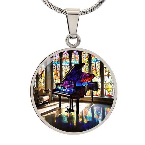 Collana pianoforte incisa - ,