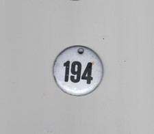 TARGA SMALTATA Targa porta 194