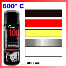 Vernice Spray ad Alta Temperatura per Pinze Freni Marmitta Motore Nero Opaco 