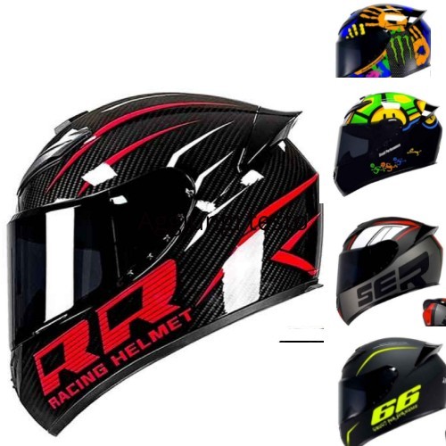 Casco moto integrale con - 🏍casco,