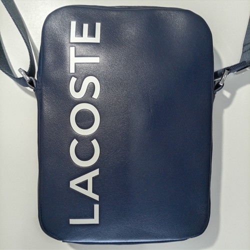 Sacoche lacoste bleu - lacoste, marine