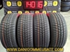 4 Gomme Usate 225/55 R17 BARUM Invernali Winter Pneumatici Auto Battistrada 99%.