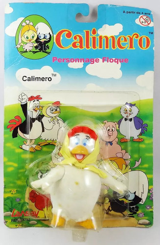 Calimero figurine floquée - calimero,