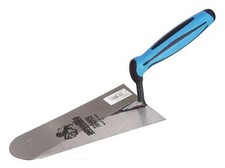 Cazzuola punta tonda manico in gomma Tekna cm 18-19-20-22 varie misure