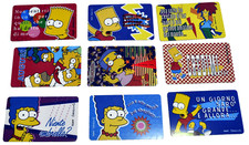 LOTTO DI 8 CARD + 1 SPECIAL CARD n° 10 anno 1999 THE SIMPSONS MATT GROENING FOX