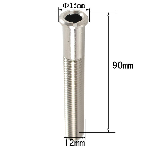 Vite rame scanalata m12x90 - vite, in