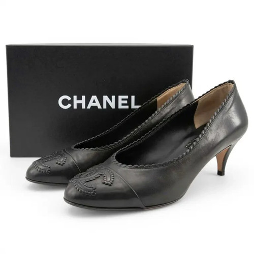 Chanel vintage tacchi nero - vintage,