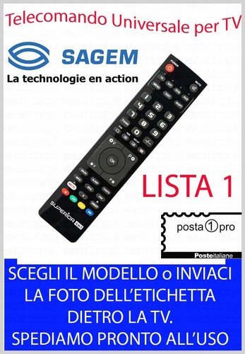 Telecomando universale per - telecomando,