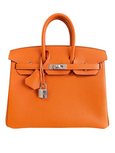 2025 hermes orange birkin - orange, 25