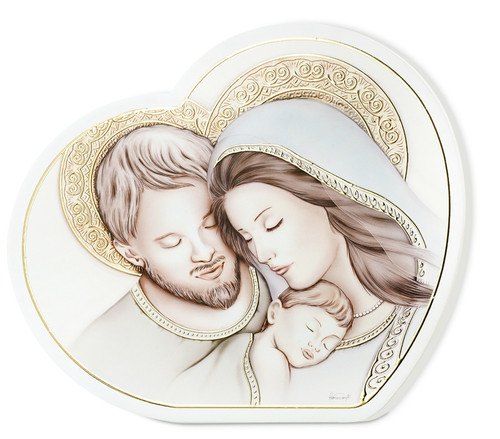 Pannello sacra famiglia cuore - famiglia,