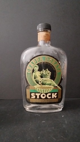 Bottiglia stock grappa dorata - grappa,