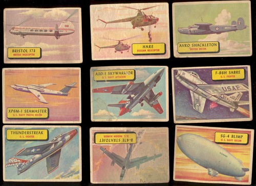 1957 topps planes - 1957, di