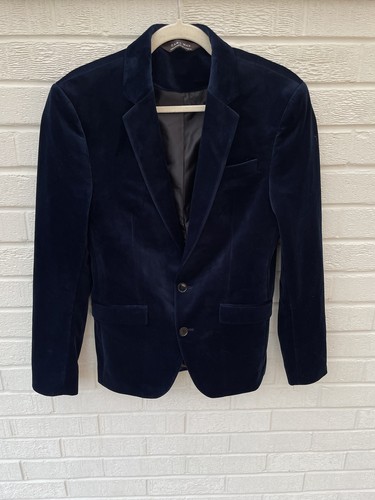 Giacca uomo zara 36r blu - uomo,